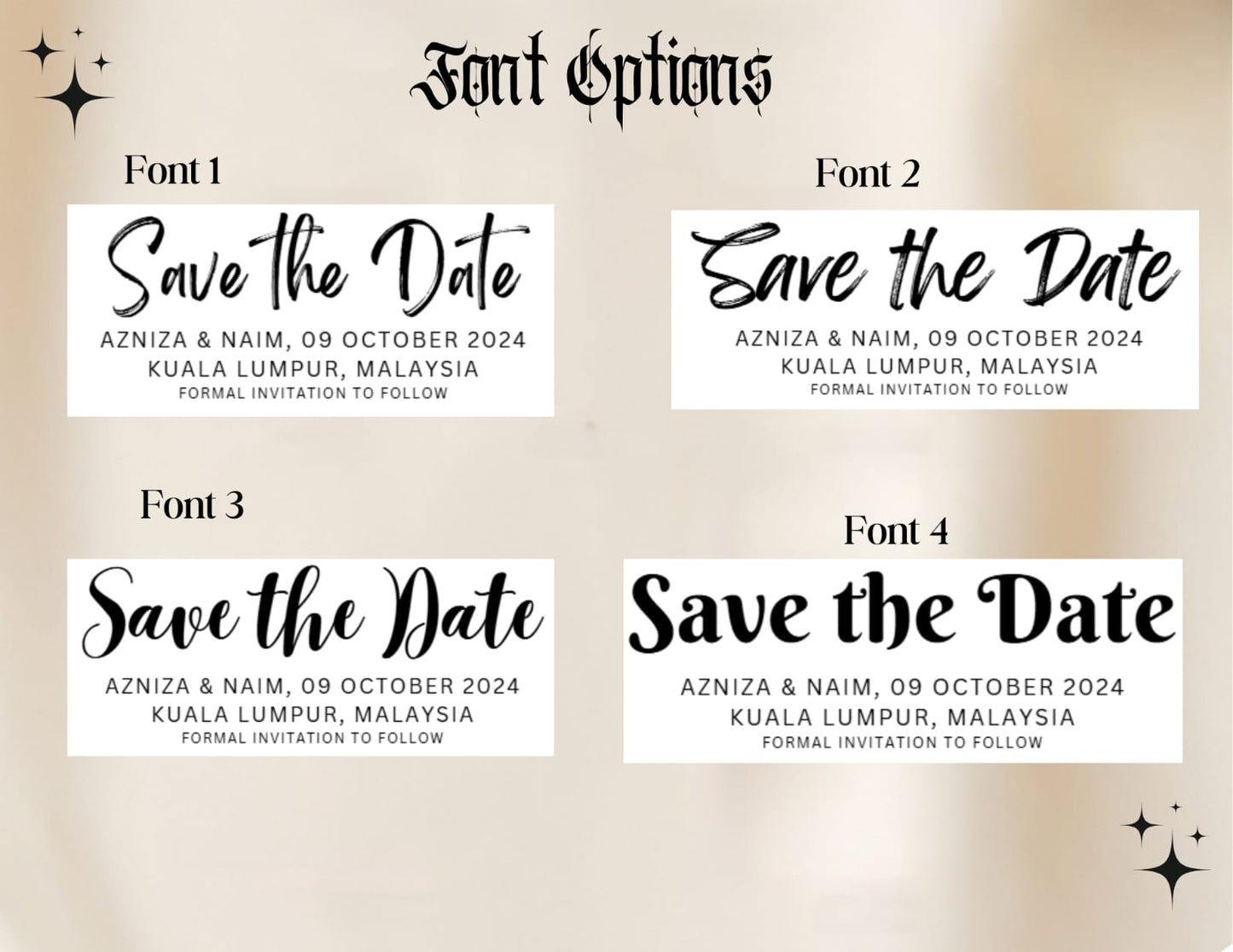 Save The Dates
